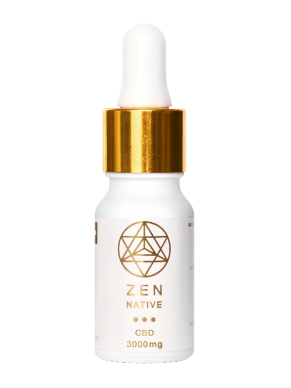 CBD Kristall Seerum Õli Zen Native 10ml 3000mg CBD