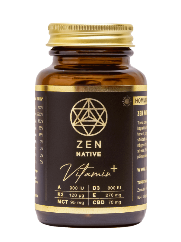 Zen Native CBD kapslid Vitamin plus_tr